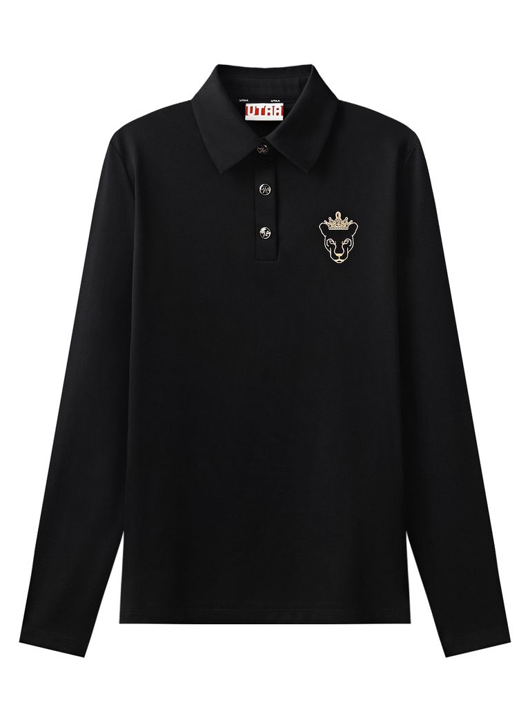 UTAA Marvel String Line Gilt Panther PK Sleeve : Men's Black