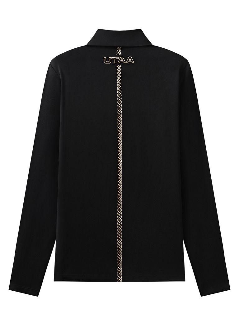 UTAA Marvel String Line Gilt Panther PK Sleeve : Men's Black
