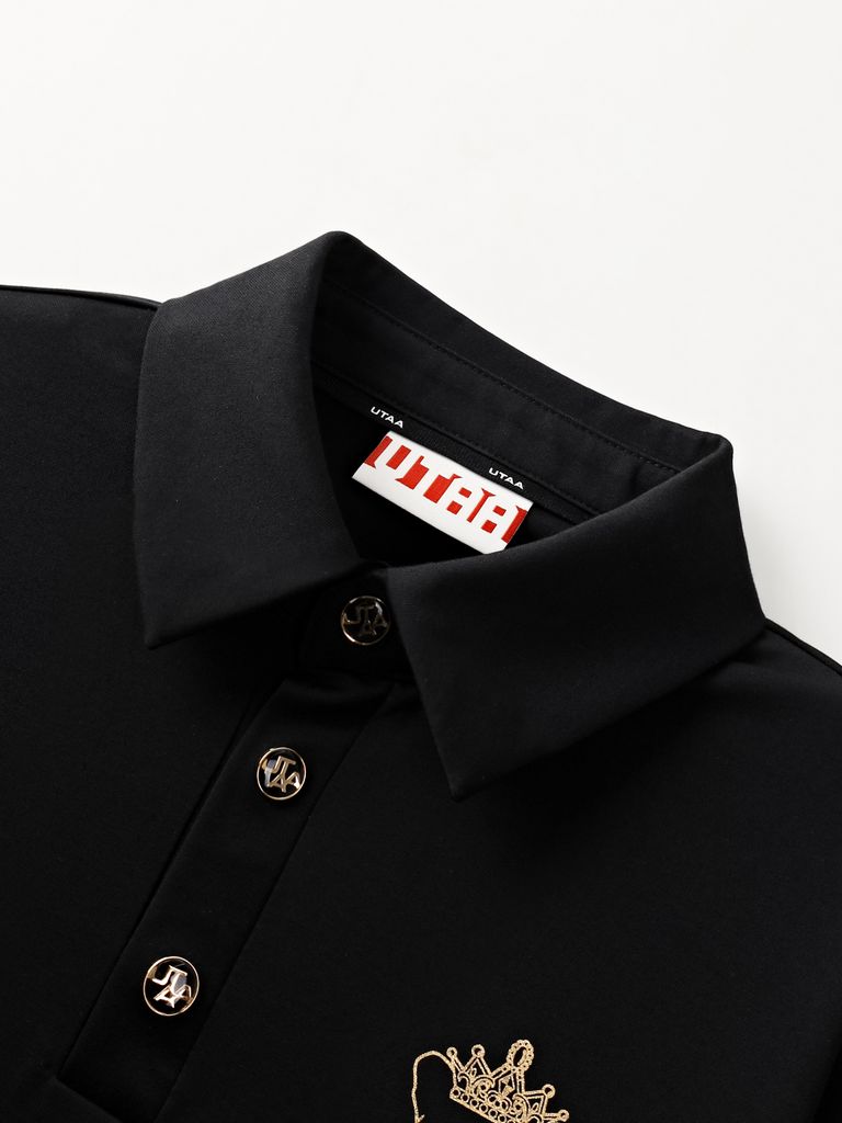 UTAA Marvel String Line Gilt Panther PK Sleeve : Men's Black