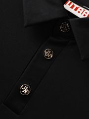 UTAA Marvel String Line Gilt Panther PK Sleeve : Men's Black