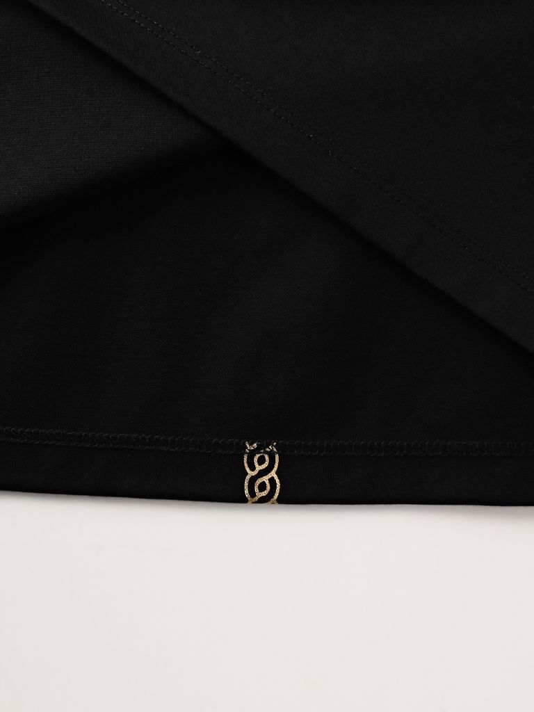 UTAA Marvel String Line Gilt Panther PK Sleeve : Men's Black