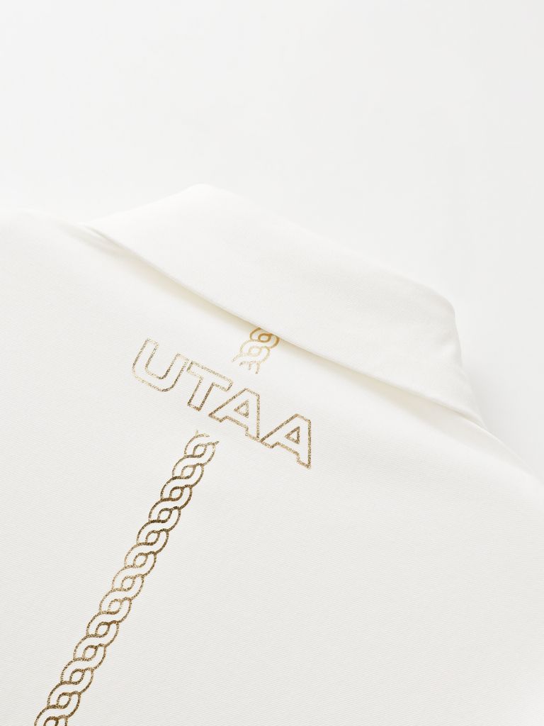 UTAA Marvel String Line Gilt Panther PK Sleeve : Men's White
