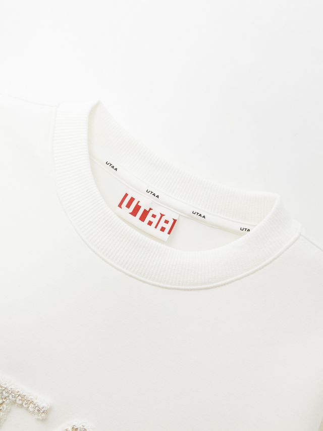 UTAA Tassel Lace Logo MTM : Women's White