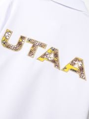 UTAA APEX Chain Baroque Frontier Tie PK T-shirt : Women's Yellow
