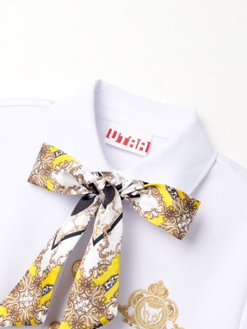 UTAA APEX Chain Baroque Frontier Tie PK T-shirt : Women's Yellow