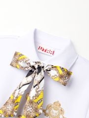 UTAA APEX Chain Baroque Frontier Tie PK T-shirt : Women's Yellow