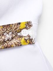 UTAA APEX Chain Baroque Frontier Tie PK T-shirt : Women's Yellow