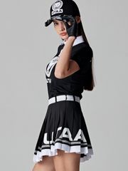 UTAA Panther Chain PK T-shirt : Women's Black