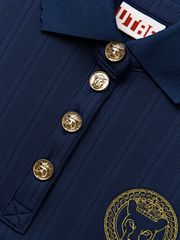 UTAA Ducat Gild Ring Panther PK Sleeveless : Women's Navy