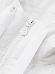 Logo Bounce Strap Hood Down Vest : Women's White
