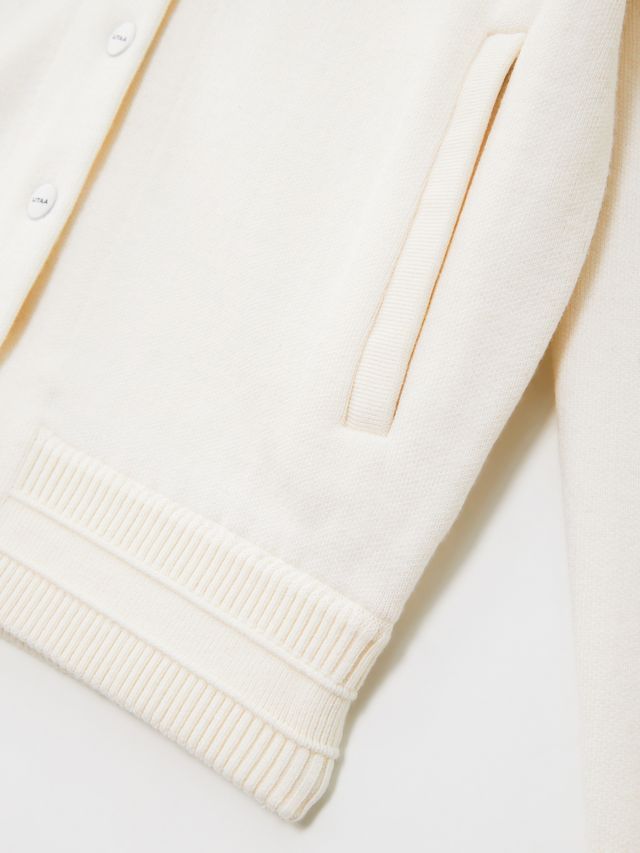 UTAA Egis Stadium Knit Blouson Jumper : Women's Ivory