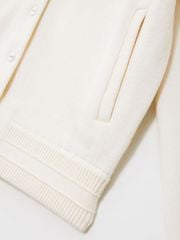 UTAA Egis Stadium Knit Blouson Jumper : Women's Ivory