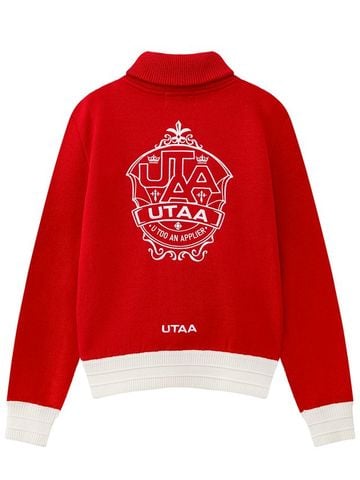 UTAA Egis Stadium Knit Blouson Jumper: Women’s Red