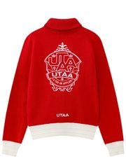 UTAA Egis Stadium Knit Blouson Jumper: Women’s Red