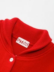 UTAA Egis Stadium Knit Blouson Jumper: Women’s Red