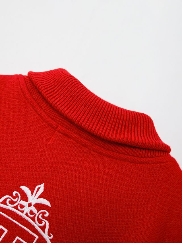 UTAA Egis Stadium Knit Blouson Jumper: Women’s Red