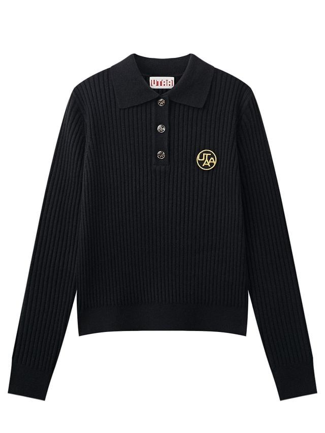 Gilt Sealing Adel Classic PK Knit: Women's Black