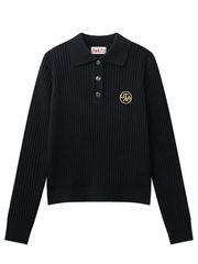 Gilt Sealing Adel Classic PK Knit: Women's Black