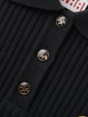 Gilt Sealing Adel Classic PK Knit: Women's Black