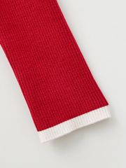 UTAA Logo Curve Ring Turtleneck Knit : Women's Red