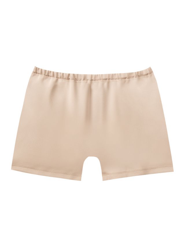 Gilt Sealing Contour Pleats Skirt: Beige