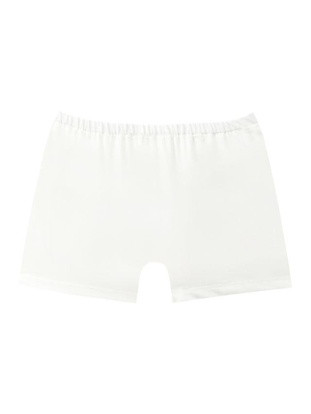Gilt Sealing Contour Pleats Skirt: Ivory