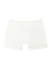 Gilt Sealing Contour Pleats Skirt: Ivory