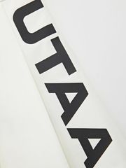 UTAA Slide Bulk Logo Pleats Skirt: White