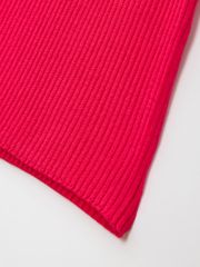 Ducat Floral Lace Rosy Color PK Knit Sleeve : Women's Dark Pink