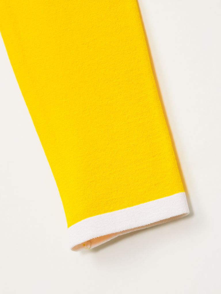 UTAA Neon Logo Ribbed Line PK Sleeve : Women's Yellow