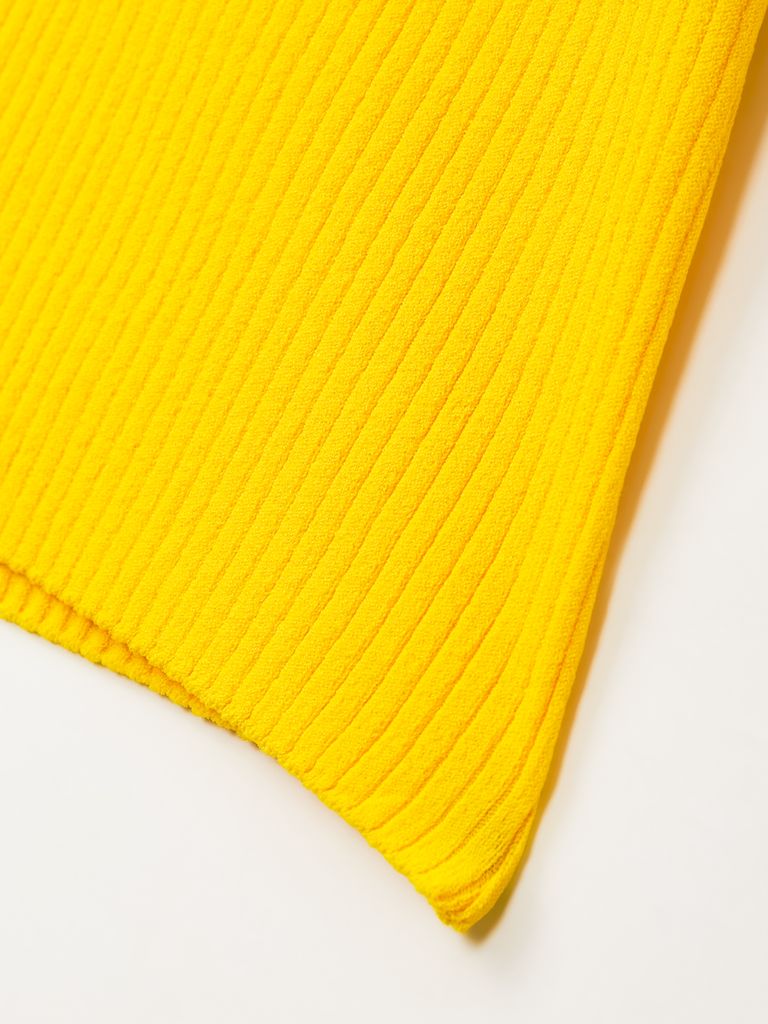 UTAA Neon Logo Ribbed Line PK Sleeve : Women's Yellow