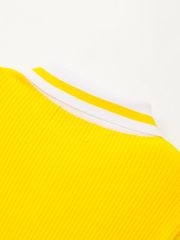 UTAA Neon Logo Ribbed Line PK Sleeve : Women's Yellow