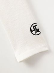 Crystal Ribbon Lace PK Knit : Women's White