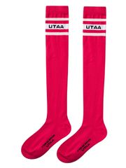 UTAA Neon Passenger Logo Knee Socks : Pink