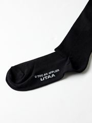 UTAA Neon Passenger Logo Knee Socks : Black