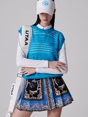 UTAA Bright Baroque Short Skirt : Women's Blue