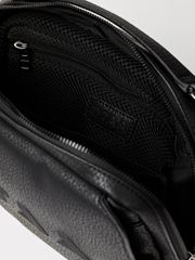 UTAA Figure Logo Strap Pouch Bag : Black