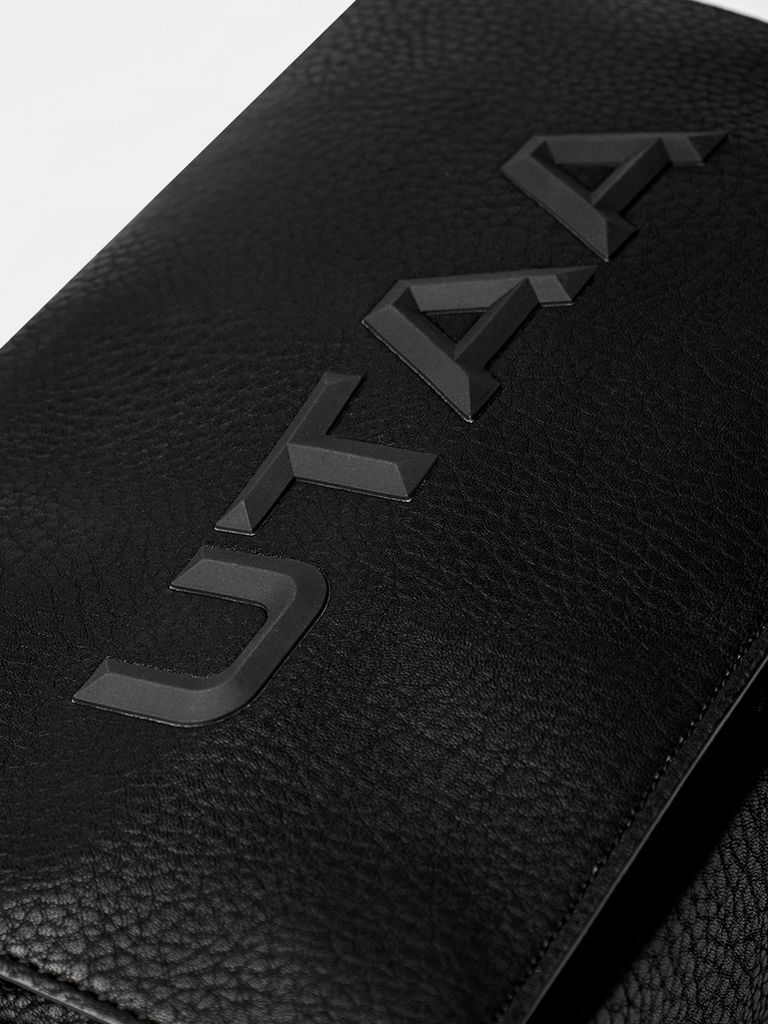 UTAA Figure Logo Strap Pouch Bag : Black