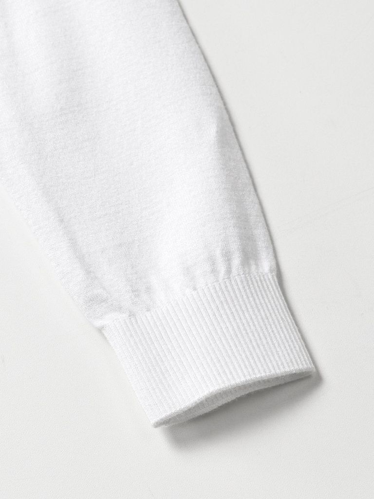 UTAA Panther Openneck Knit Pullover : Men's White