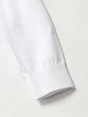 UTAA Panther Openneck Knit Pullover : Men's White