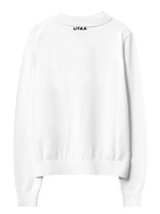 UTAA Panther Openneck Knit Pullover : Women's White