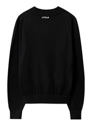 UTAA Panther Openneck Knit Pullover : Women's Black