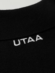 UTAA Panther Openneck Knit Pullover : Women's Black