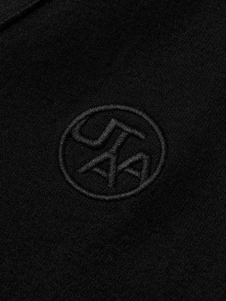 UTAA Pixel Logo Knit Cardigan : Women's Black