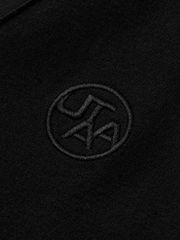 UTAA Pixel Logo Knit Cardigan : Women's Black