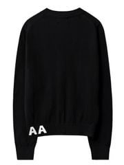 UTAA Pixel Logo Knit Cardigan : Women's Black