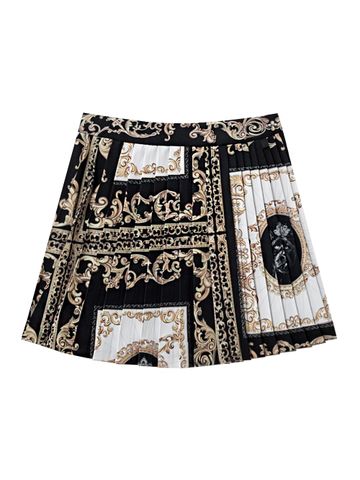 UTAA Blend Buckingham Short Skirt : Women's Black