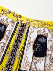 UTAA Bright Baroque Short Skirt : Women's Yellow