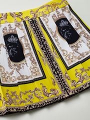 UTAA Bright Baroque Short Skirt : Women's Yellow