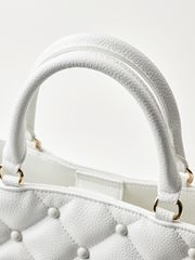 UTAA Quilting Symbol Tote Bag : White